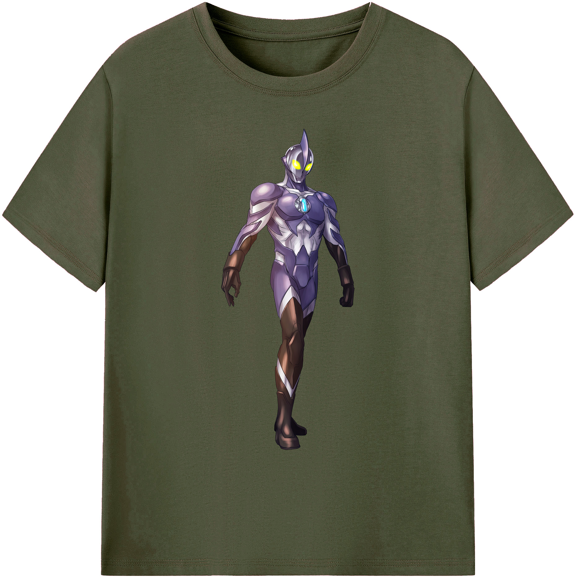 （画像用） ウルトラマン Ultraman 綿100％ メンズ半袖Tシャツ｜肌触りやわらか＆通気性